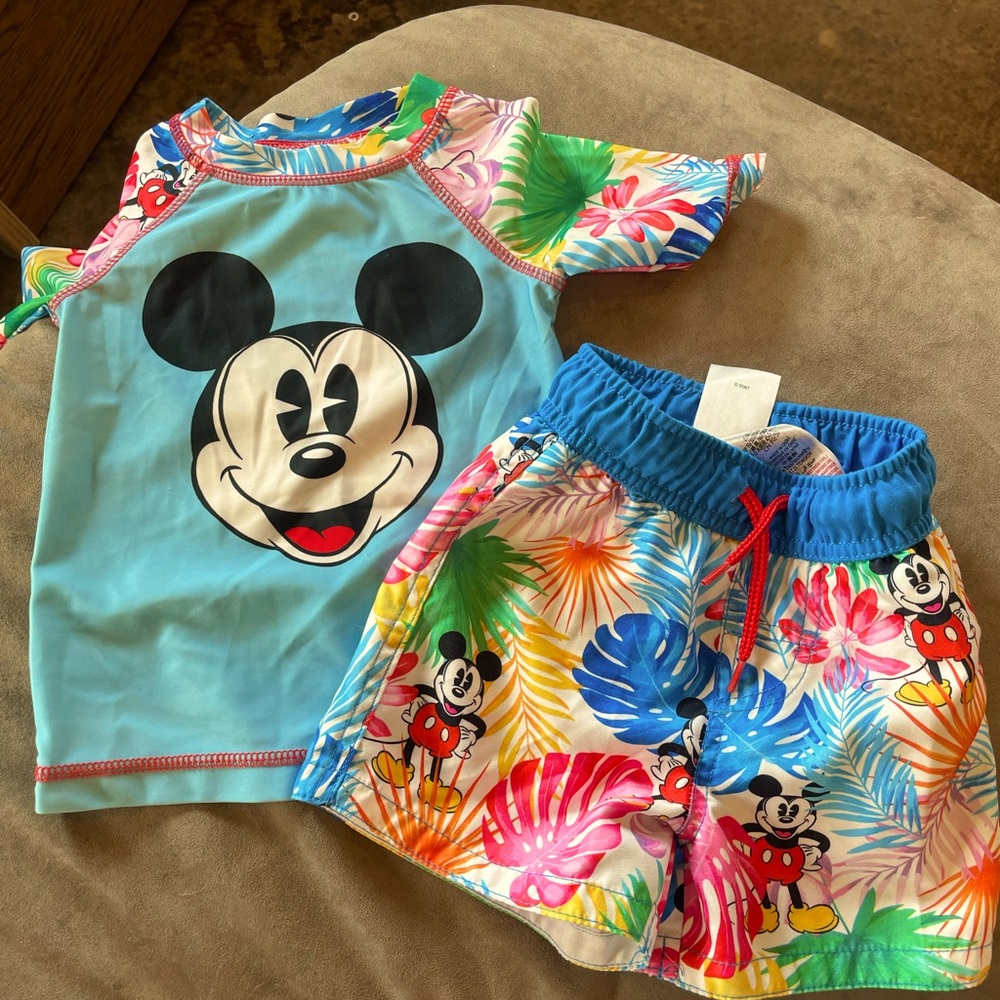 Mickey Mouse Swimsuit Bundle 2T